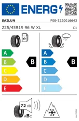 Universalios padangos SAILUN ATREZZO 4 SEASONS PRO EV ECOPOINT 3 245/45 R19
